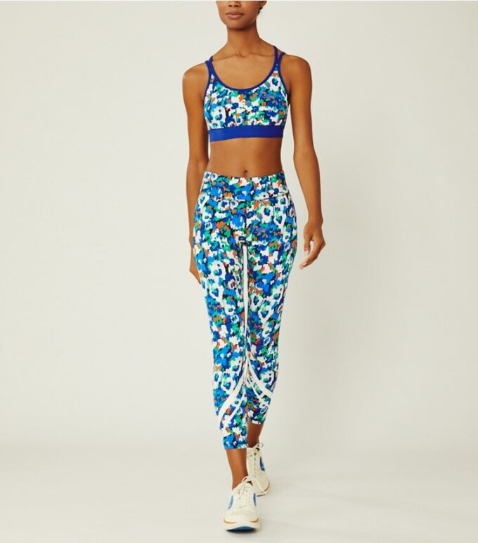Reggiseno con incrocio sulla schiena stampato Reggiseno con incrocio sulla schiena stampato