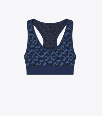 Reggiseno senza cuciture in jacquard con T Monogram prismatico Reggiseno senza cuciture in jacquard con T Monogram prismatico