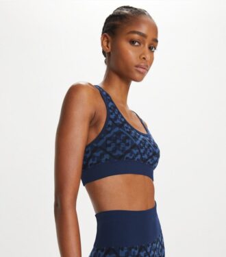 Reggiseno senza cuciture in jacquard con T Monogram prismatico Reggiseno senza cuciture in jacquard con T Monogram prismatico