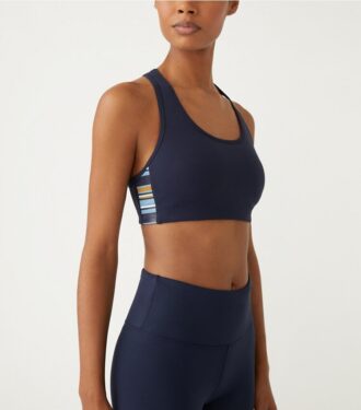 Reggiseno Spectrum con strisce laterali e retro in rete Reggiseno Spectrum con strisce laterali e retro in rete