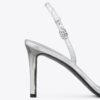 Sandalo con tacco e doppia fibbia Double T