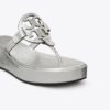Sandalo con zeppa metallizzata Miller Crinkled Sandalo con zeppa metallizzata Miller Crinkled