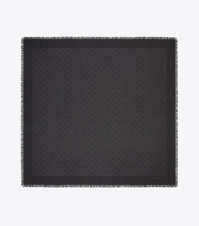Sciarpa da viaggio Jacquard con T Monogram Sciarpa da viaggio Jacquard con T Monogram