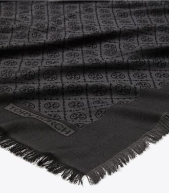 Sciarpa da viaggio Jacquard con T Monogram