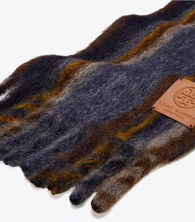 Sciarpa oblunga in mohair