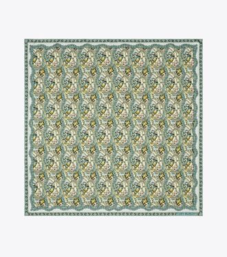 Sciarpa quadrata in seta Dream Paisley