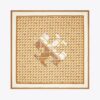 Sciarpa quadrata oversize con logo Basket-Weave Sciarpa quadrata oversize con logo Basket-Weave