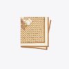 Sciarpa quadrata oversize con logo Basket-Weave Sciarpa quadrata oversize con logo Basket-Weave