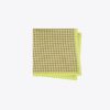 Sciarpa quadrata oversize in seta double-face con logo a scacchi 3D Sciarpa quadrata oversize in seta double-face con logo a scacchi 3D