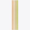 Sciarpa rettangolare con T Monogram e strisce multicolori