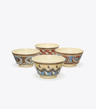 Set di 4 ciotole per zuppa Mochaware