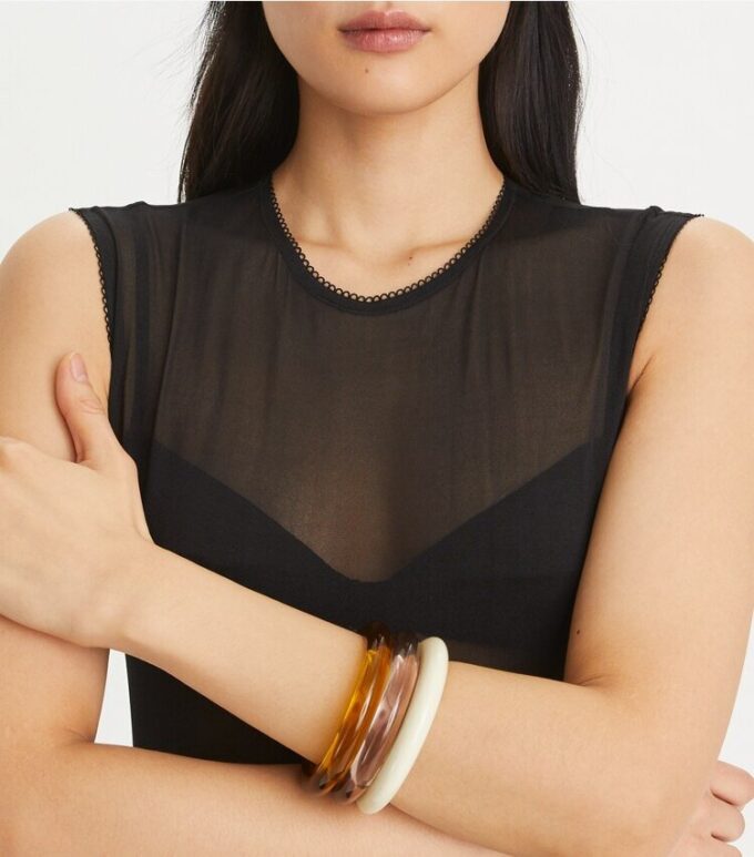 Set di braccialetti in resina
