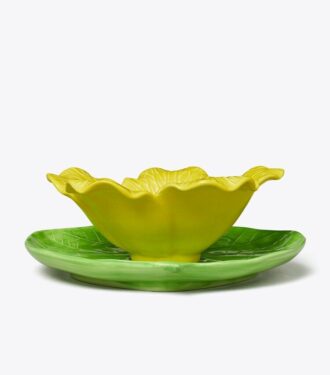 Set di ciotola e piatto Lily Pad