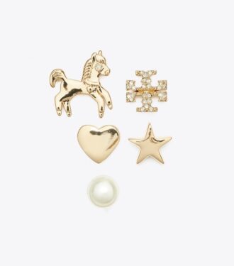Set di orecchini a bottone Curiosity Horse