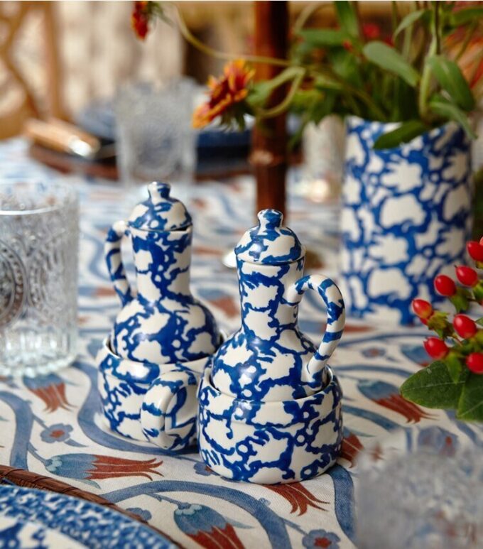 Set per olio e aceto Spongeware Set per olio e aceto Spongeware