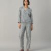 Set pigiama in twill di seta