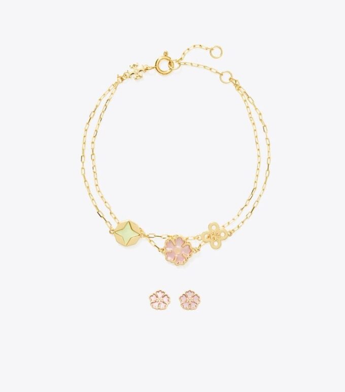 Set regalo bracciale e orecchini Forget Me Not