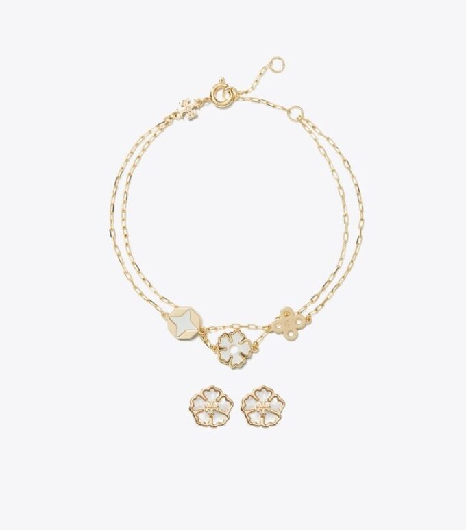 Set regalo bracciale e orecchini Forget Me Not