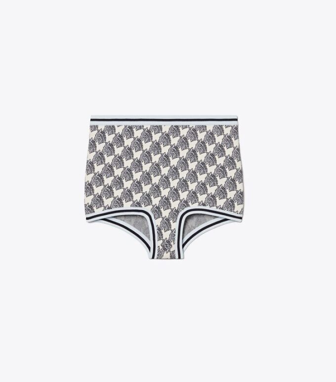 Shorts in viscosa jacquard