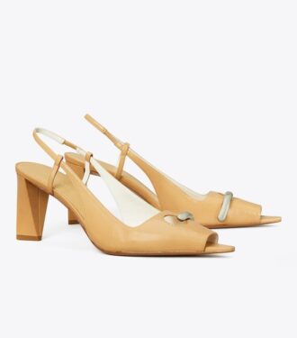 Slingback con punta aperta