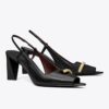 Slingback con punta aperta Slingback con punta aperta