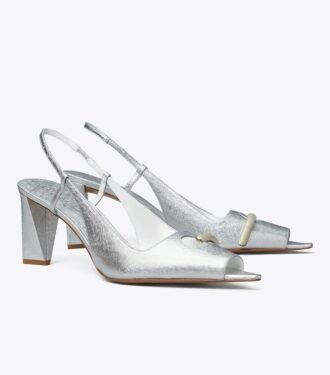 Slingback con punta aperta