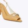 Slingback con punta aperta Slingback con punta aperta