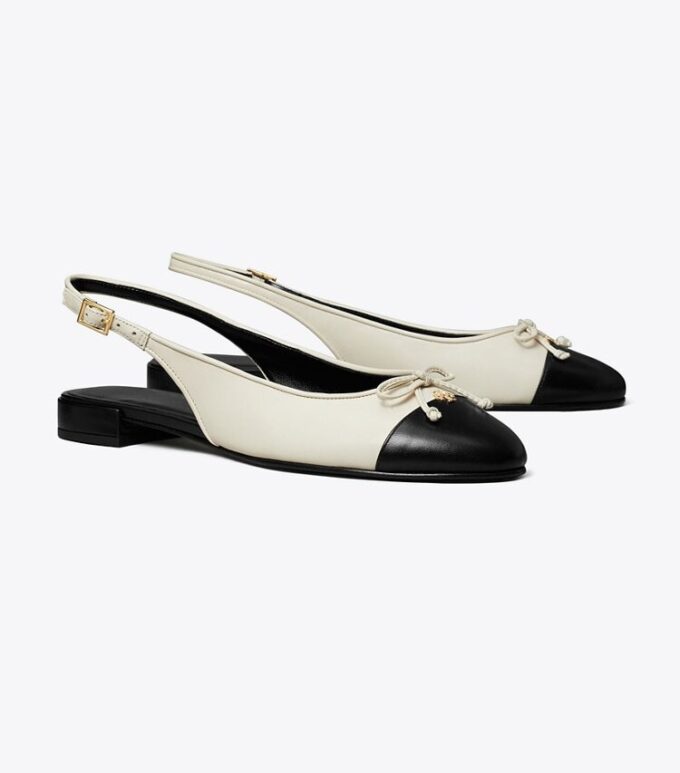 Slingback con punta rinforzata