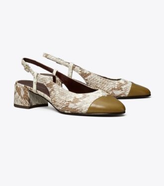 Slingback con punta rinforzata