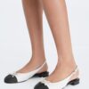 Slingback con punta rinforzata