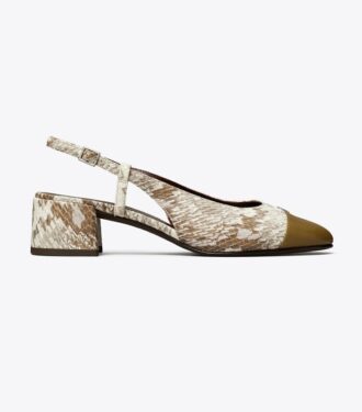 Slingback con punta rinforzata