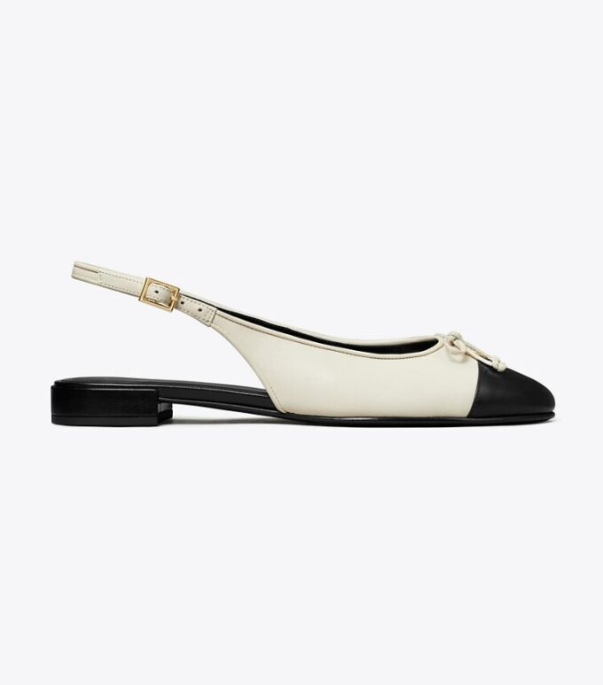 Slingback con punta rinforzata