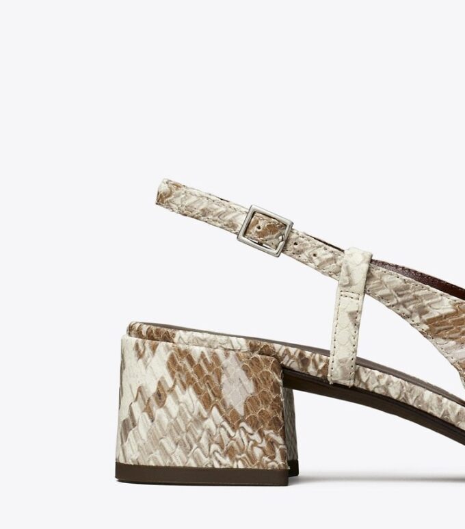 Slingback con punta rinforzata
