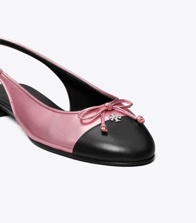 Slingback con punta rinforzata