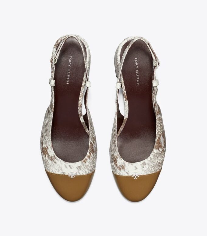 Slingback con punta rinforzata
