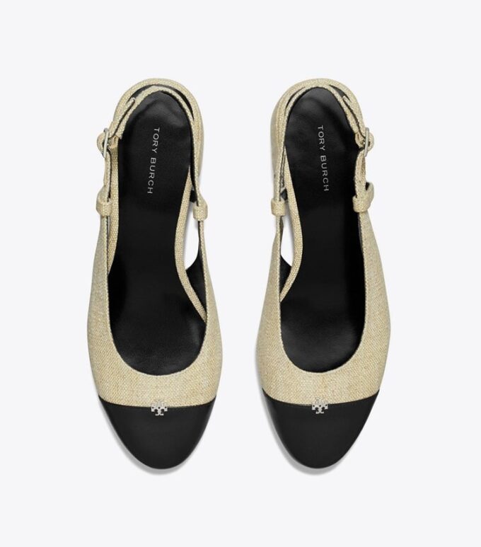 Slingback con punta rinforzata