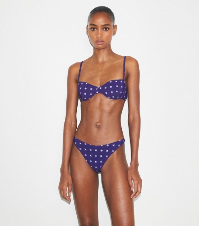 Slip bikini a vita alta