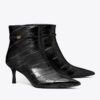 Stivaletti con tacco e fibbia Double T Stivaletti con tacco e fibbia Double T