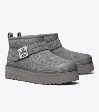 Stivali con plateau in shearling Mellow