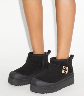 Stivali con plateau in shearling Mellow
