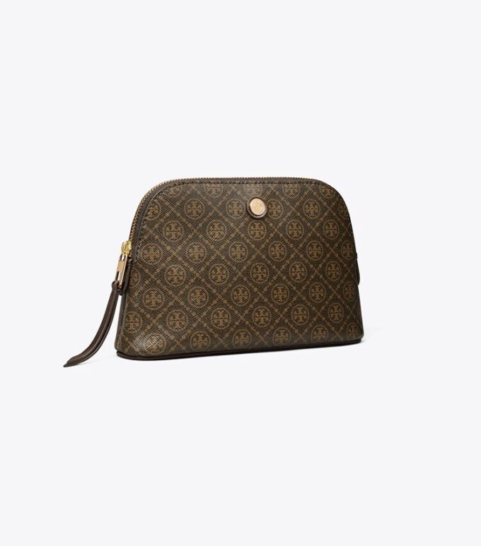 T Monogram Coated Canvas Small Dome Cosmetic Case T Monogram Coated Canvas Small Dome Cosmetic Case