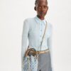 T Monogram Denim Mini Bucket Bag