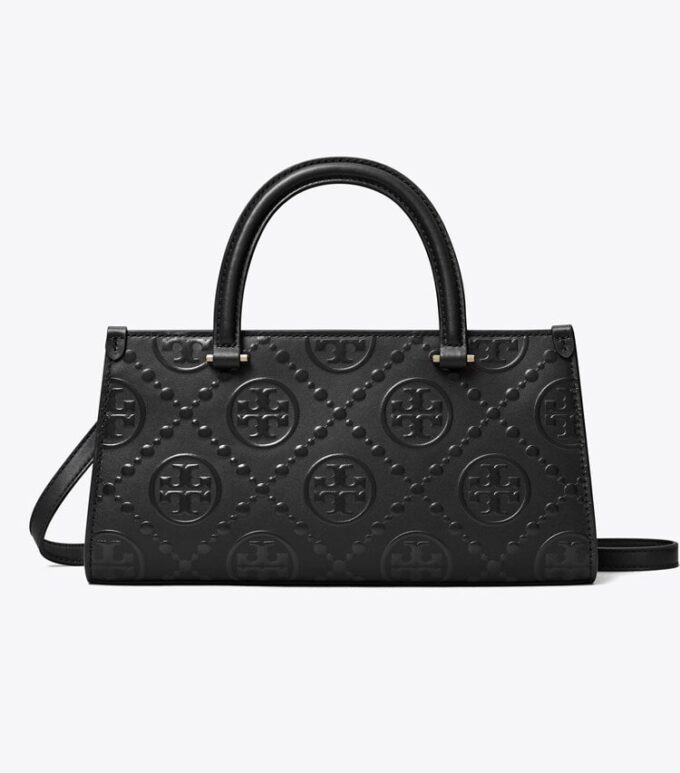 T Monogram Embossed Small East-West Tote T Monogram Embossed Small East-West Tote