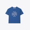 T-shirt con logo cuore ricamato T-shirt con logo cuore ricamato