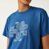 T-shirt con logo cuore ricamato T-shirt con logo cuore ricamato