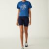 T-shirt con logo cuore ricamato T-shirt con logo cuore ricamato