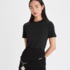T-shirt con logo ricamato