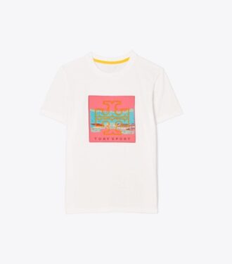 T-shirt con patch con logo grafico T-shirt con patch con logo grafico
