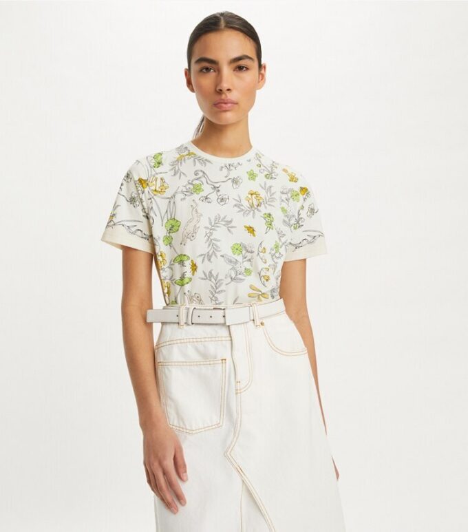 T-shirt in cotone stampato