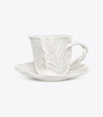 Tazza e piattino Lettuce Ware, set di 2